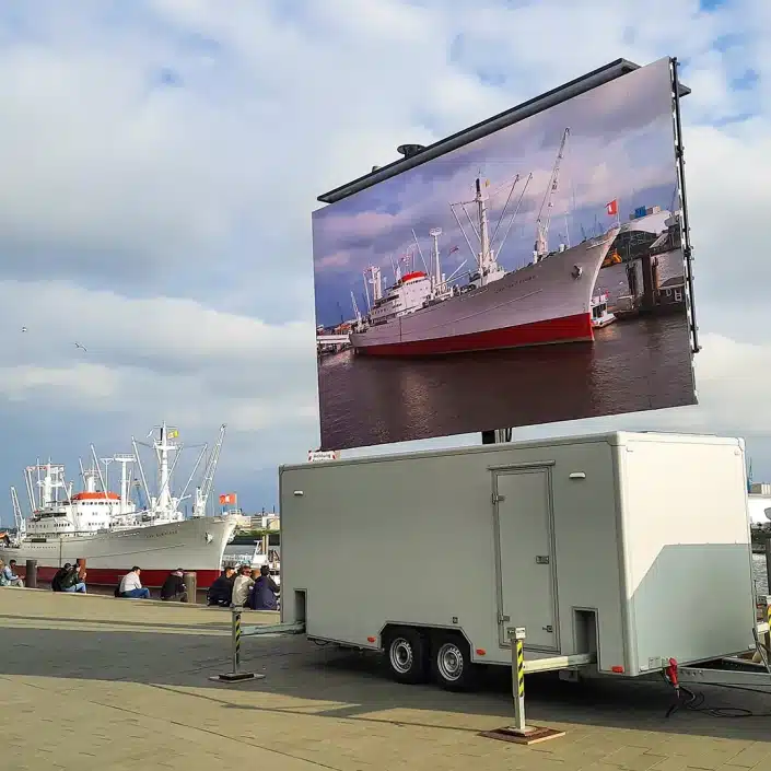 LED trailer rental in Cannes